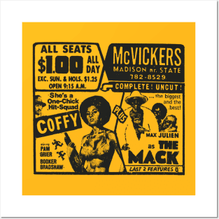 THE MACK AND PAM GRIER Posters and Art
